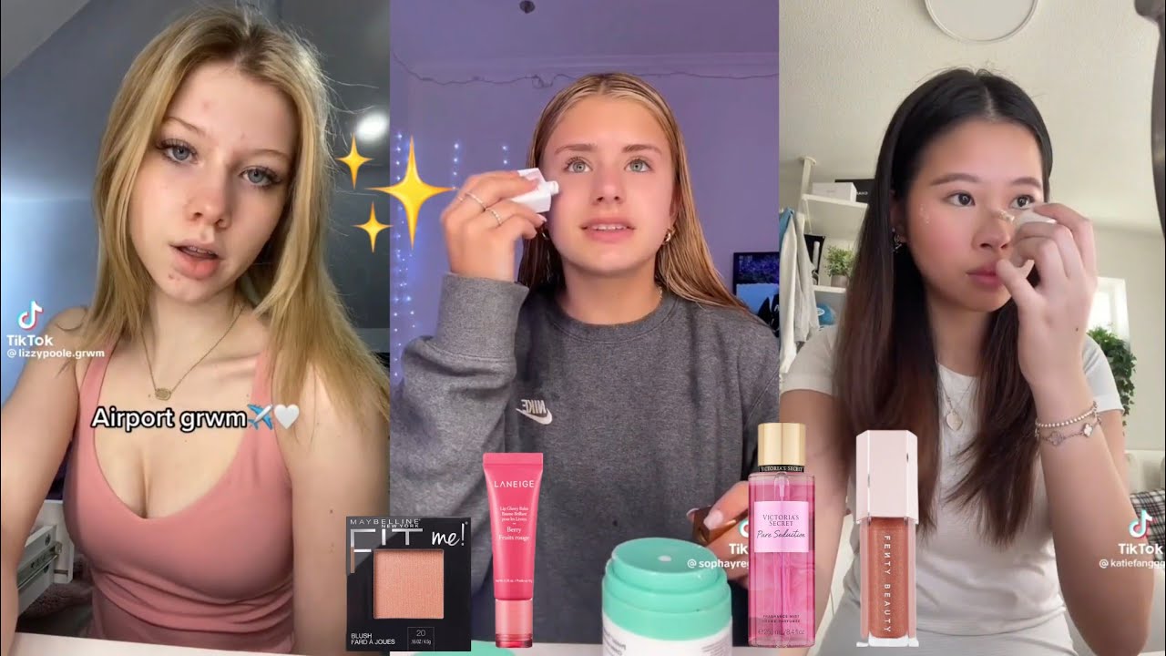 grwm tik tok compilation 💋✨️🥀