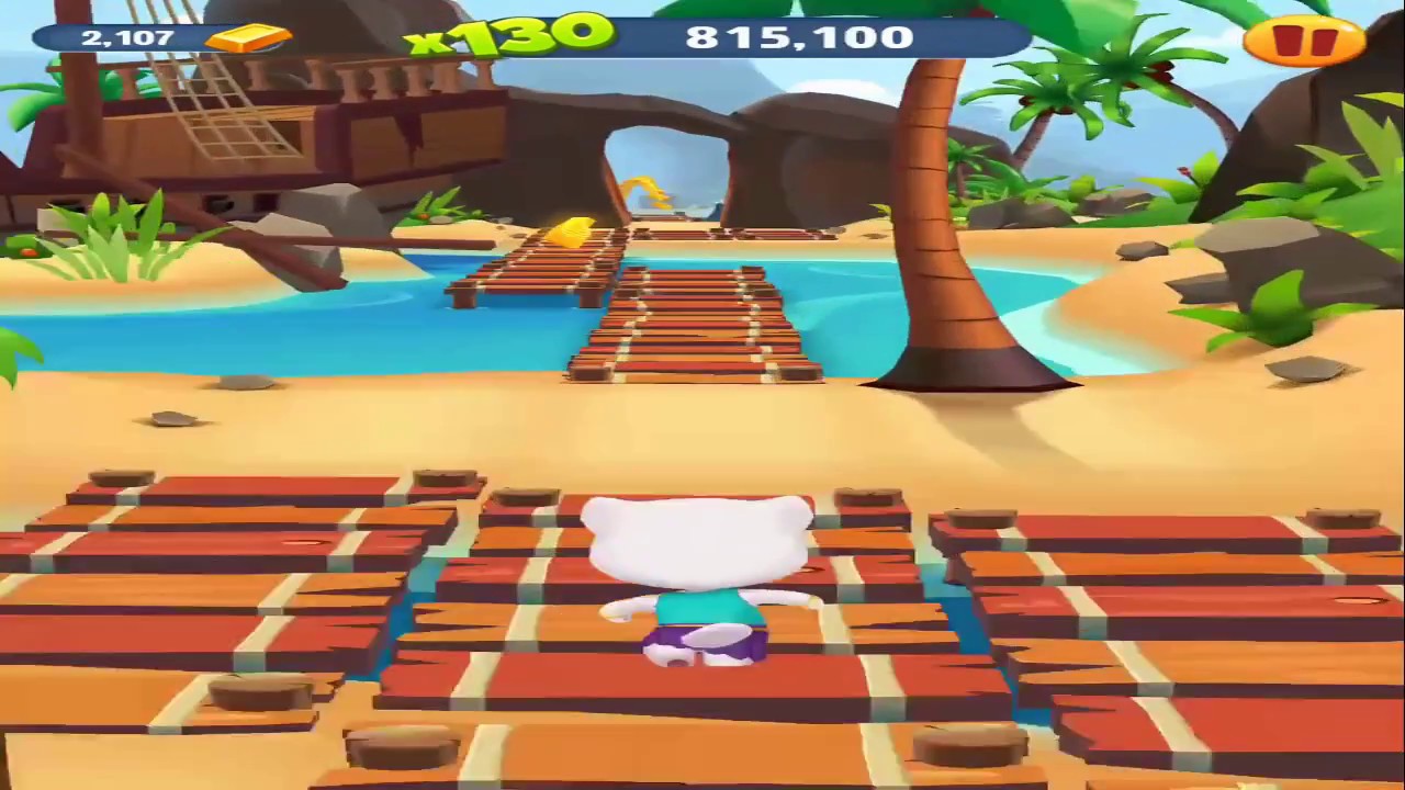 Talking Tom Gold Run ipad Gameplay - 