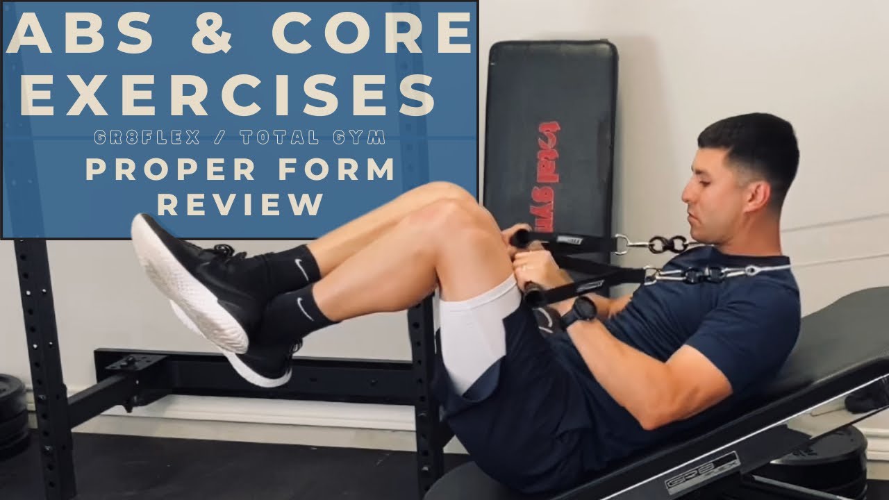 GR8FLEX / Total Gym | Abs & Core Exercises | Proper Form Review