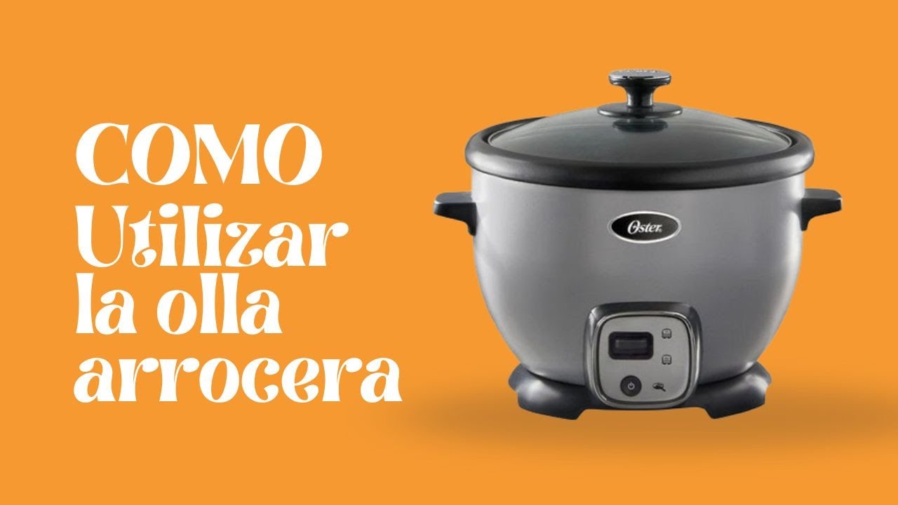 COMO USAR UNA OLLA ARROCERA (como hacer arroz blanco)