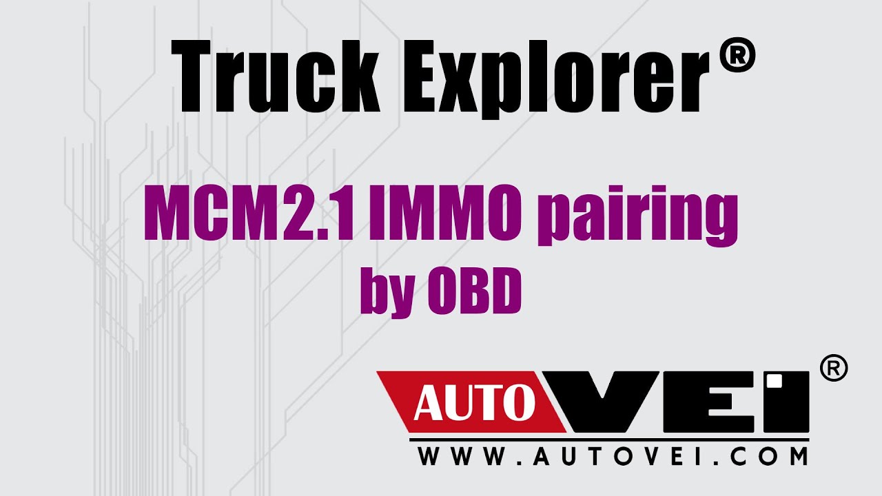IMMO pairing in new Mercedes with MCM2.1 by OBD