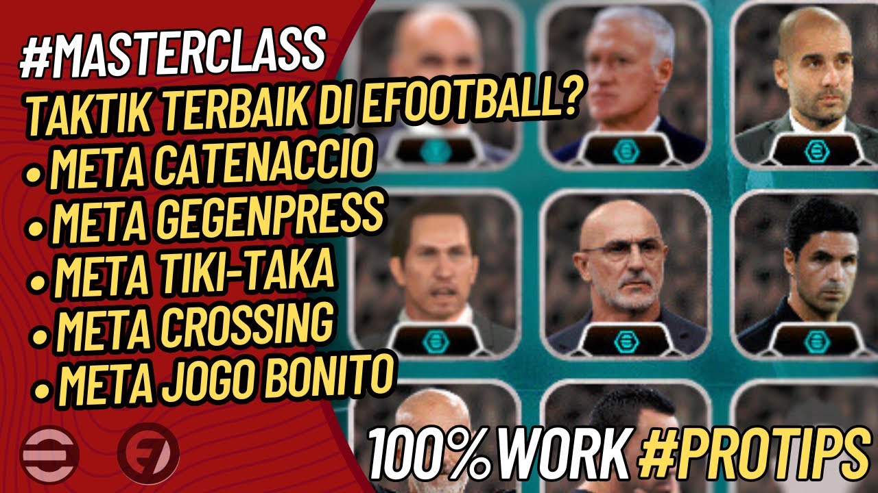 [ TAKTIK ] META TERBAIK DI EFOOTBALL MOBILE 2025‼️ - 7evils -