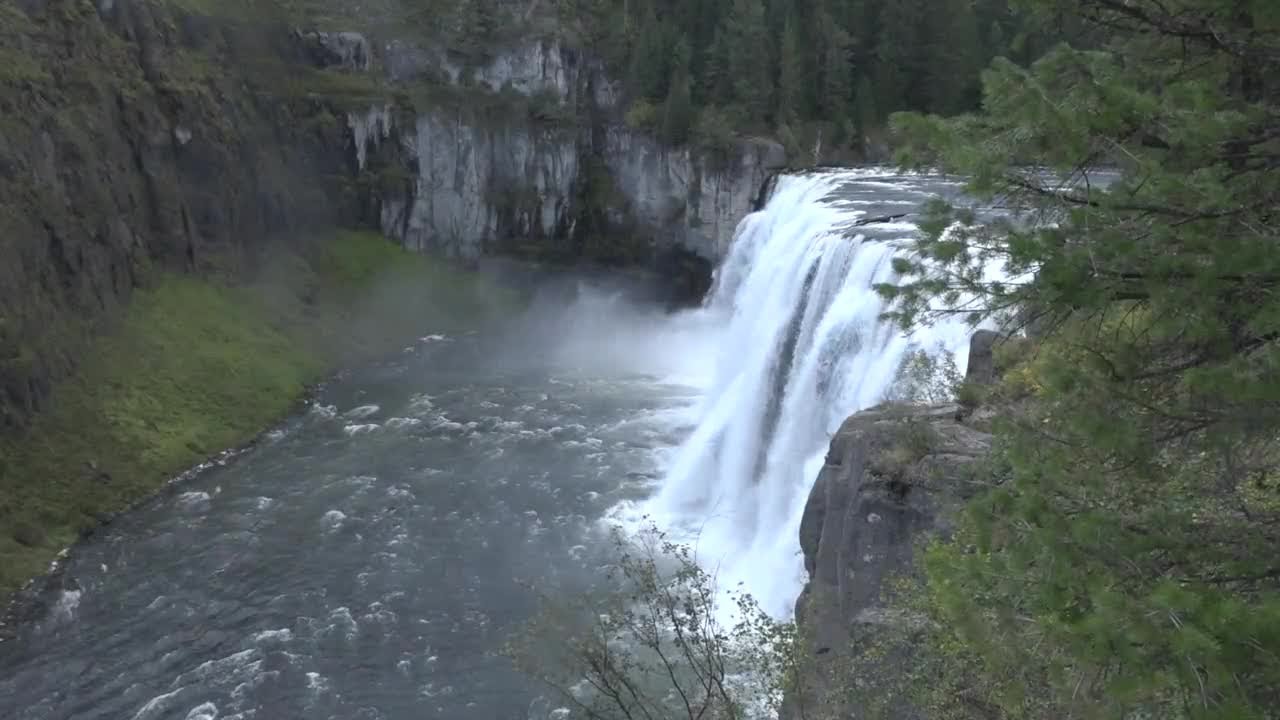 Mesa Falls Scenic Byway is a place travelers can add on a trip to Yellowstone National Park