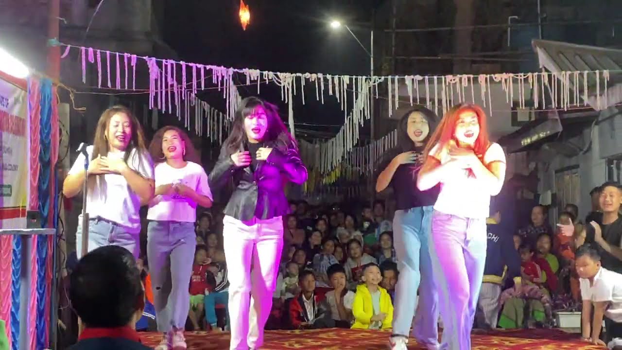 Entertainment | Dance | Kaguiluang Lekpui | Video 4 - Kaguiluang Naga colony 144th program Cachar