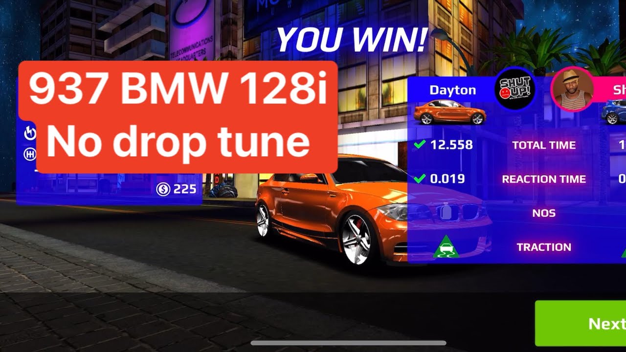 Rush Racing 2 2009 bmw 128i (937 No Drop) tune