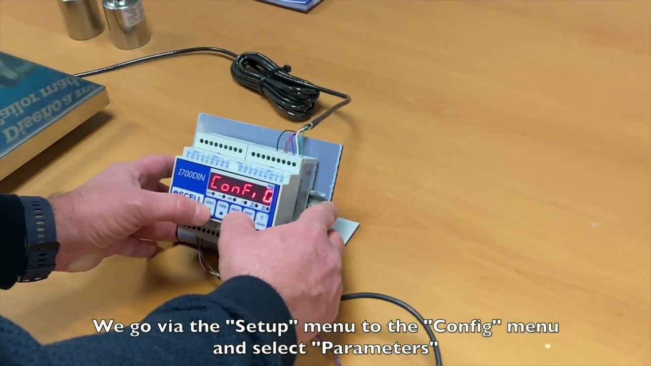 How to make a Setup for Weight Indicator I700DIN | Ascell Sensor