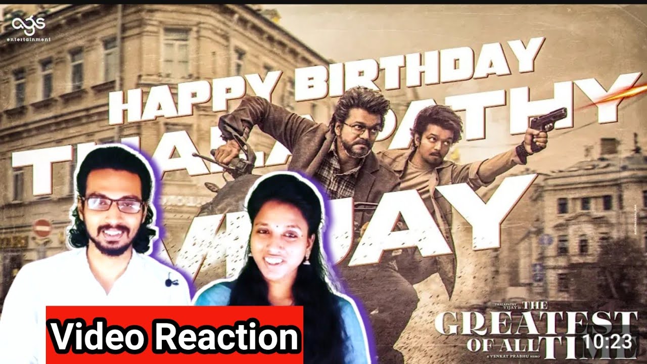 Thalapathy's KGF |  Birthday Special ❤🥰 | Movie Buddys Video Reaction | Tamil Couple Reaction