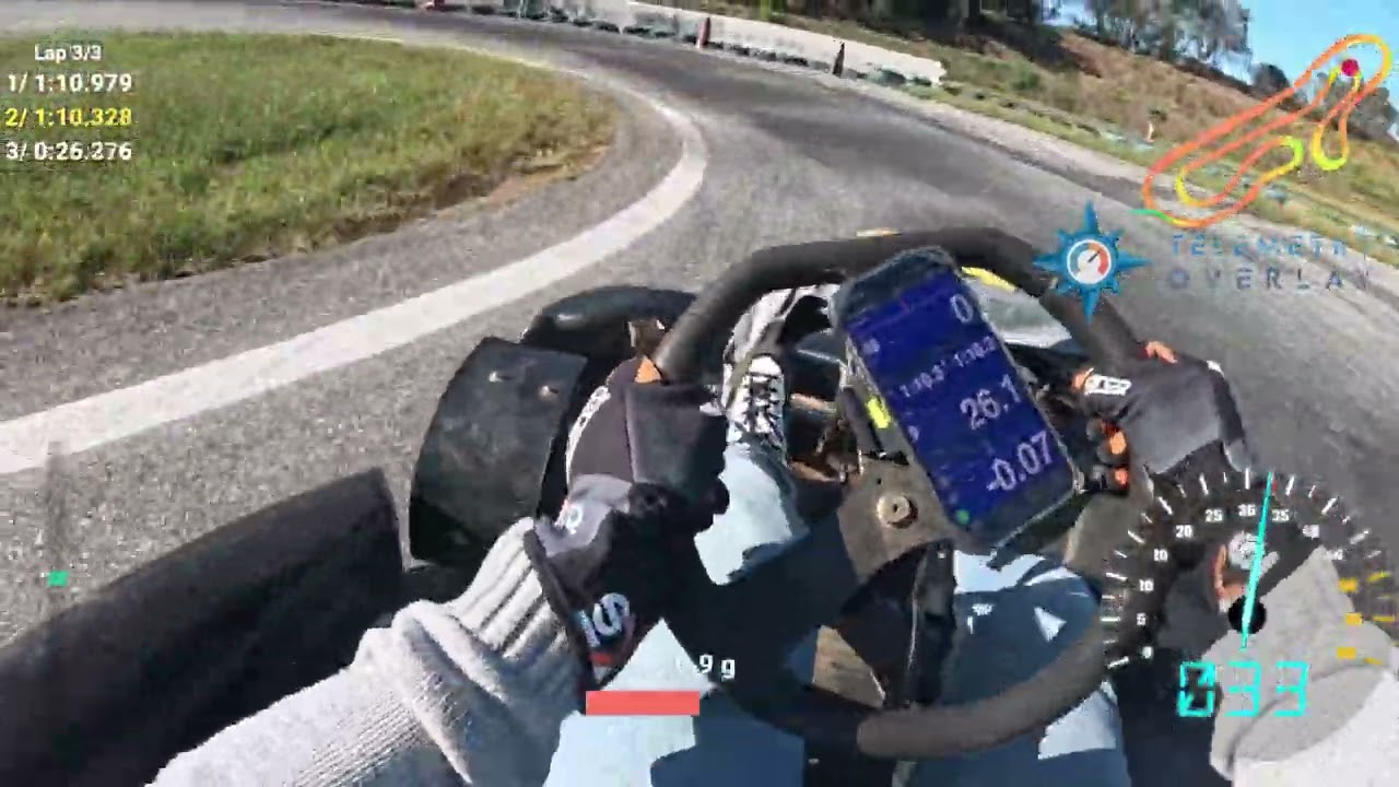 241002 파주 스피드파크 레저카트 (Best lap 1:10:182)