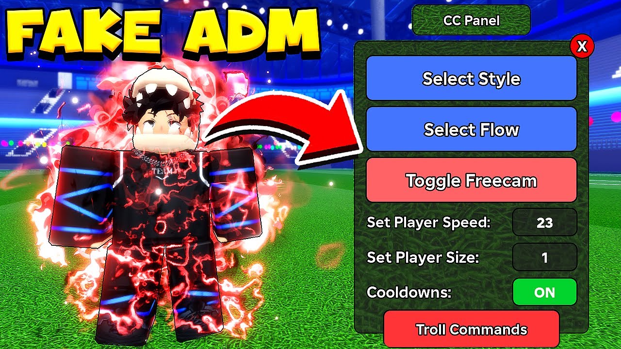 VIREI ADM DO BLUE LOCK RIVALS e TROLLEI TODOS OS JOGADORES!