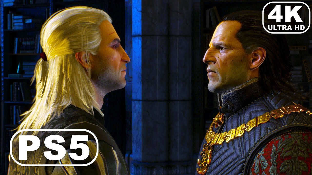 The Witcher 3 Wild Hunt PS5 - Imperial Audience with Emperor Emhyr var Emreis (4K 60FPS ULTRA HD)