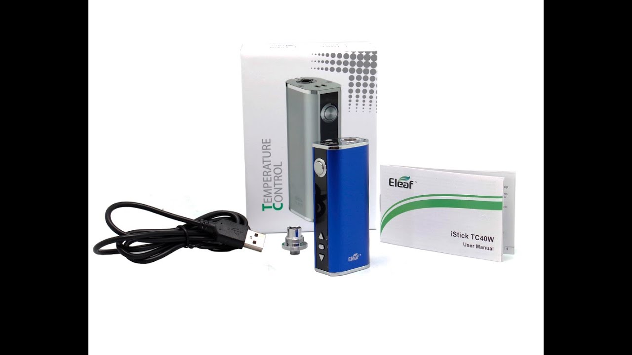 Eleaf iStick TC 40w обзор и инструкция