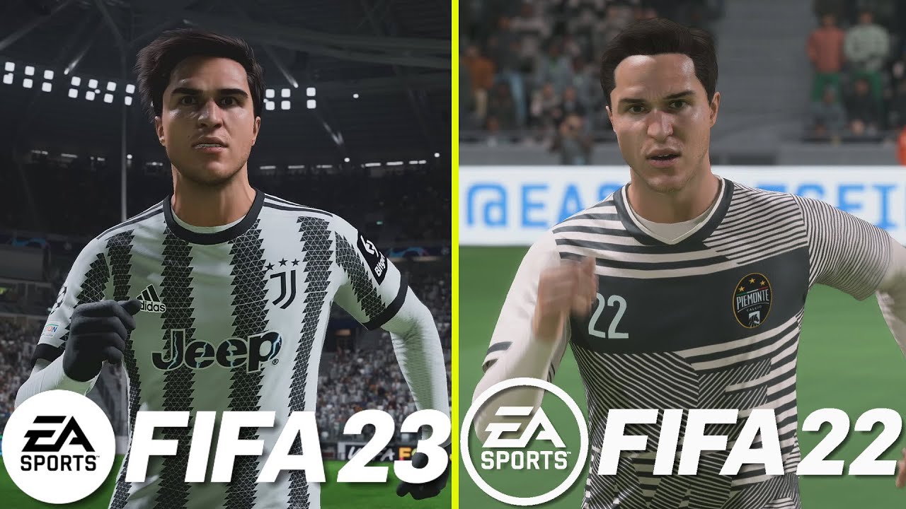 FIFA 23 vs FIFA 22 Early Graphics Comparison