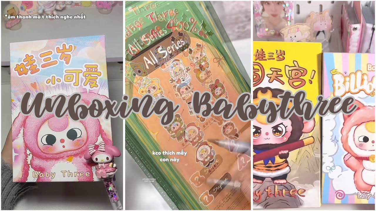 [TikTok VN] Tổng Hợp Video Unboxing Babythree Cực Đã Mắt