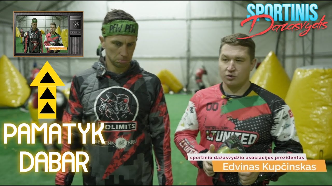 DAŽASVYDIS GRĮŽTA Į DIDŽIUOSIUS EKRANUS #tv3 #ltunitedPB #isveikata #paintball