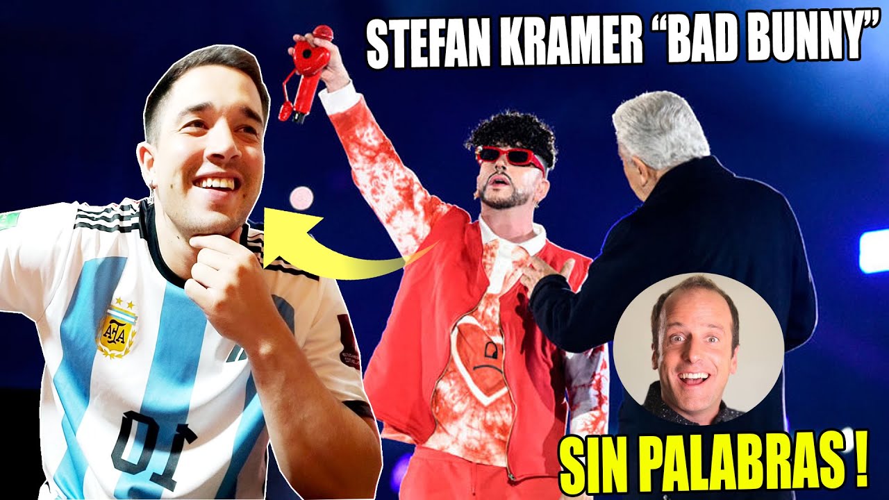 ARGENTINO reacciona STEFAN KRAMER - BAD BUNNY 😱 Teletón 2022 🇨🇱