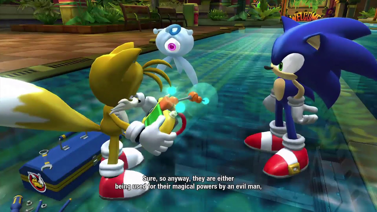 Finally playng sonic colors