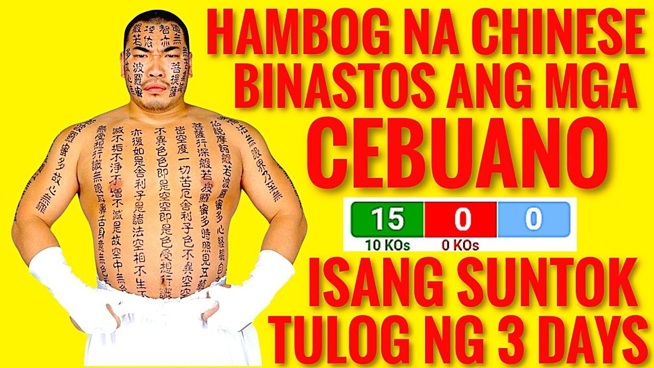 BASTOS NA CHINESE BOXER PINAGMUMURA ANG MGA CEBUANO❗KARMA ANG INABOT SA PINOY 1 SUNTOK LANG TULOG❗
