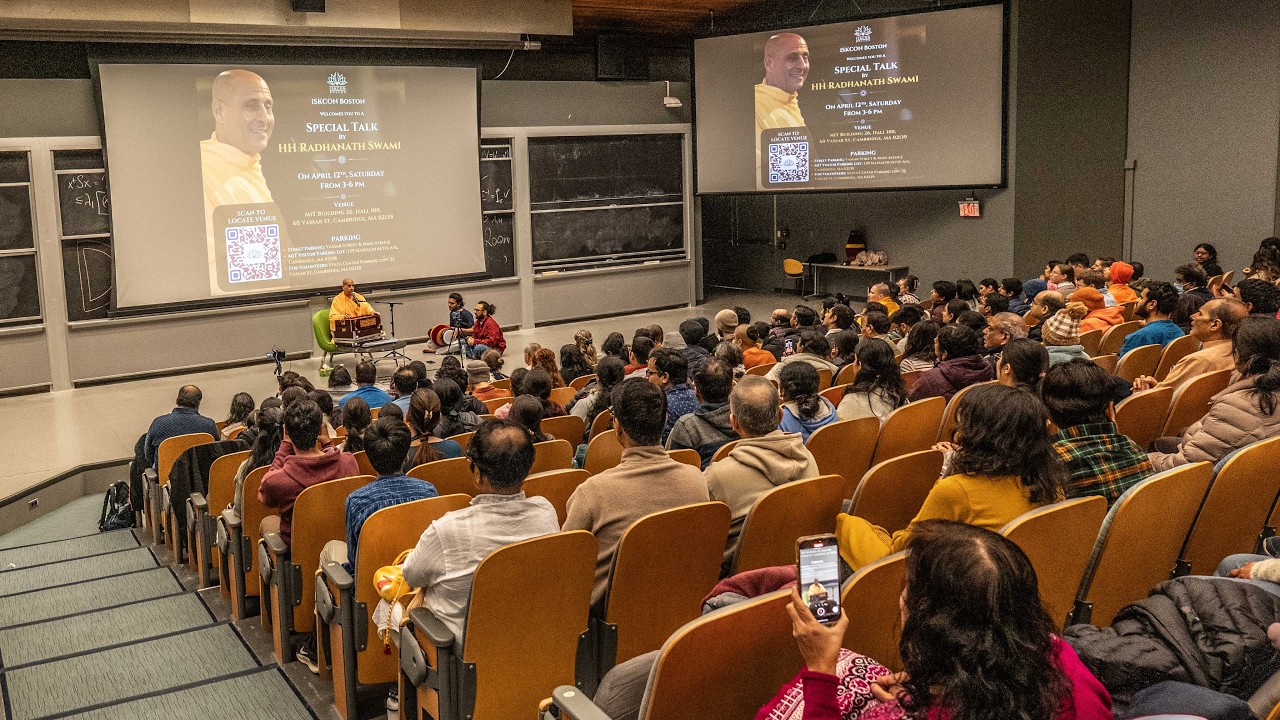 H.H. Radhanatha Swami | Massachusetts Institute of Technology, Boston | April12, 2025