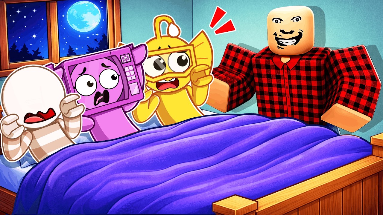 Жуткая история о ночёвке в Roblox..?!