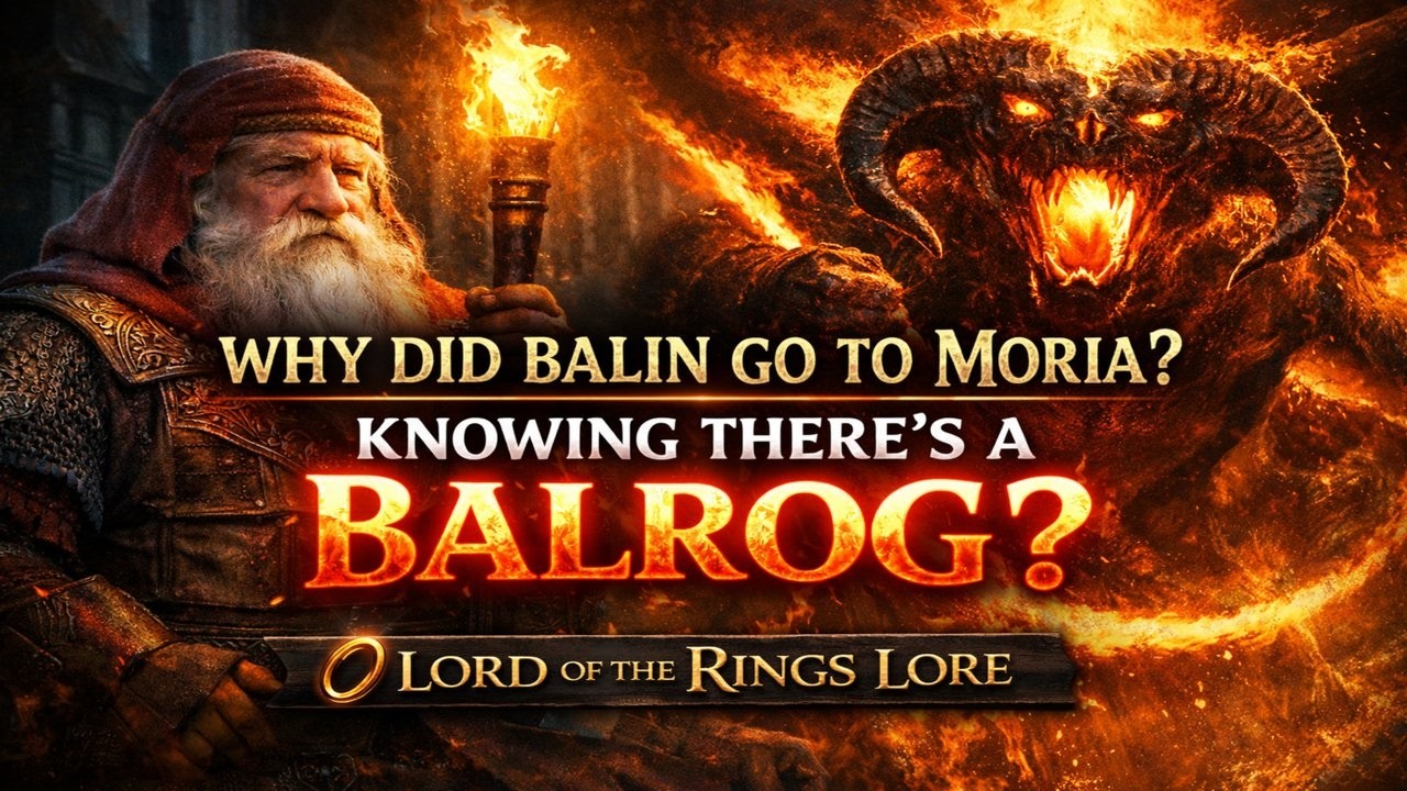Why Did Balin Go to Moria… Even Though a Balrog Was There? | Lord of the Rings Lore