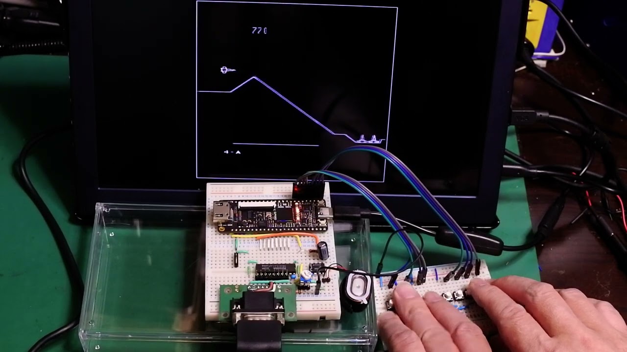 Vectrex implemented on Tang Nano 9K FPGA Board