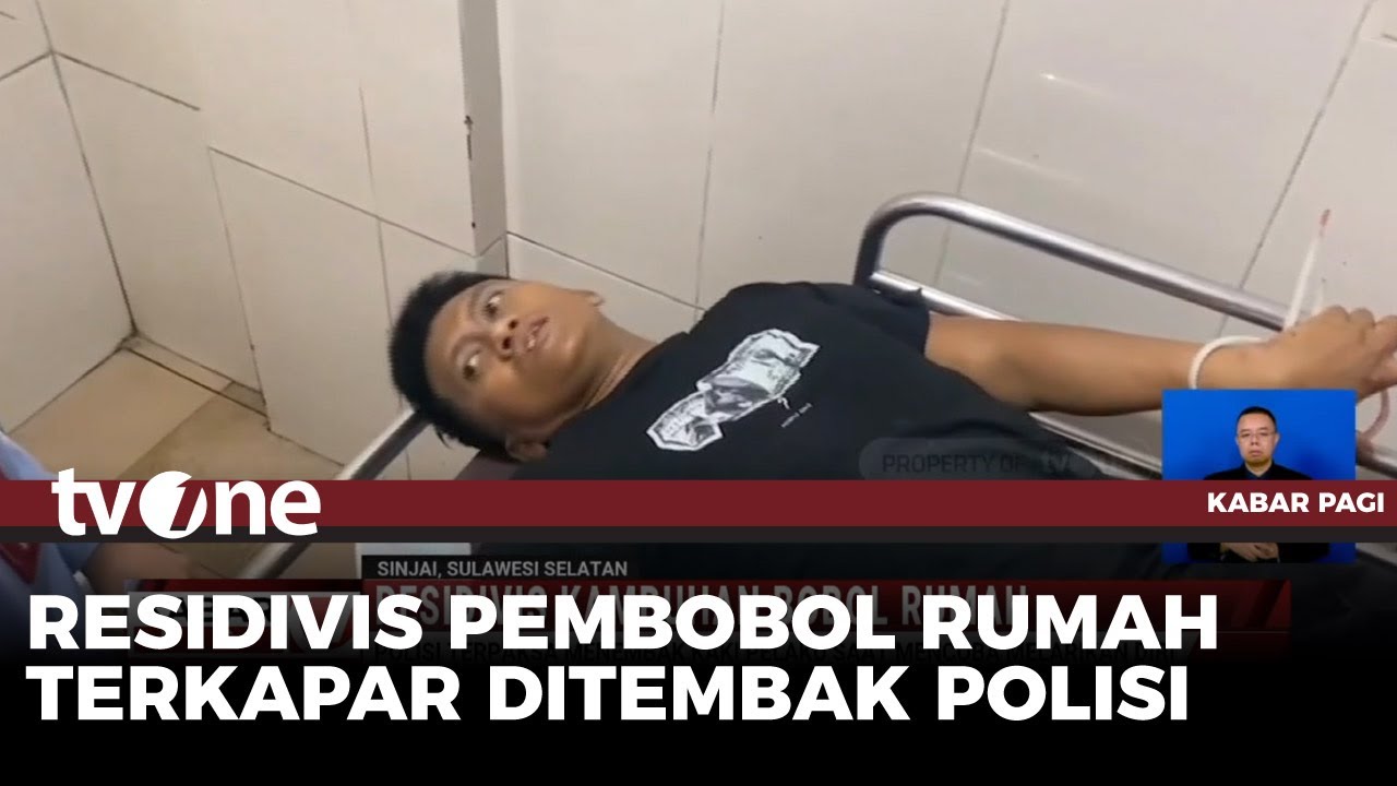 Residivis Kambuhan Bobol Rumah di Sinjai Dihadiahi Timah Panas | Kabar Pagi tvOne