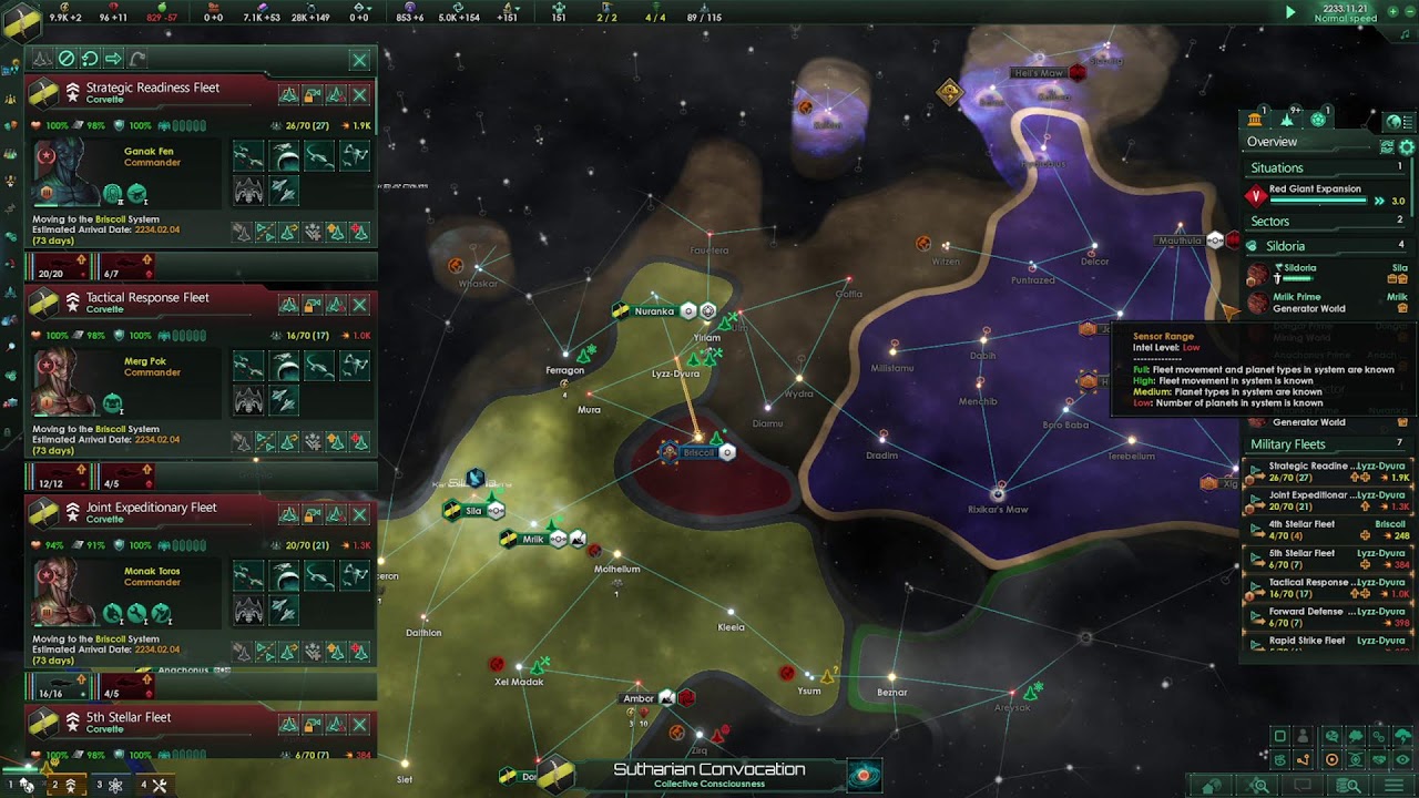 YouTube Title:#000 – Stellaris | Hive Mind Red Giant Campaign