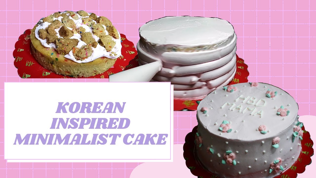 LET'S DECORATE A CAKE *minimalist cake