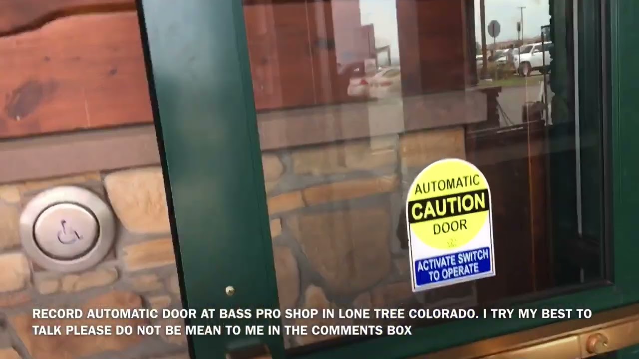 #Recordautomaticdoor at Bass Pro Shop in Lone Tree Colorado