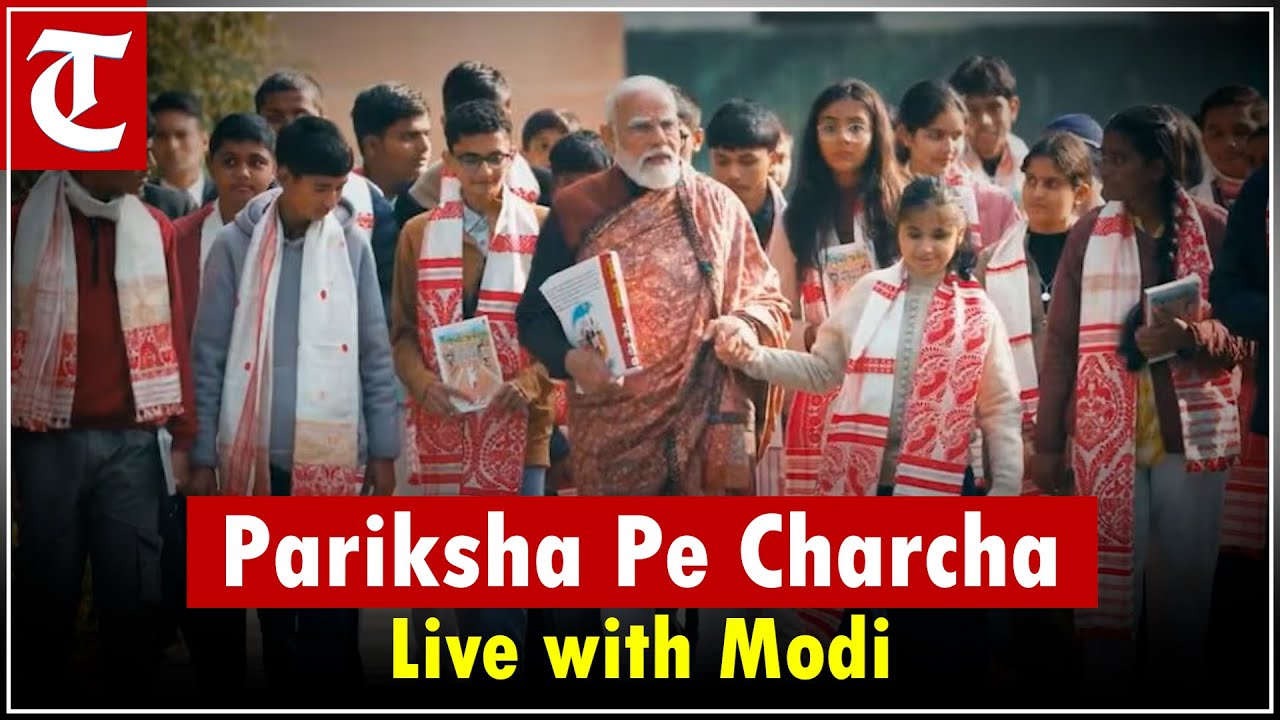 Pariksha Pe Charcha Live PM Modi Interacts with Students Nationwide