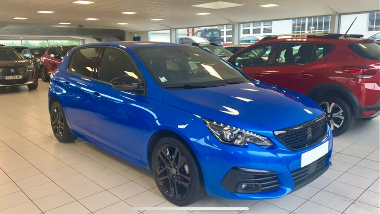 Présentation, essai statique PEUGEOT 308 GT PACK BLUEHDI 130 ch EAT8 BLEU VERTIGO BLACK PACK
