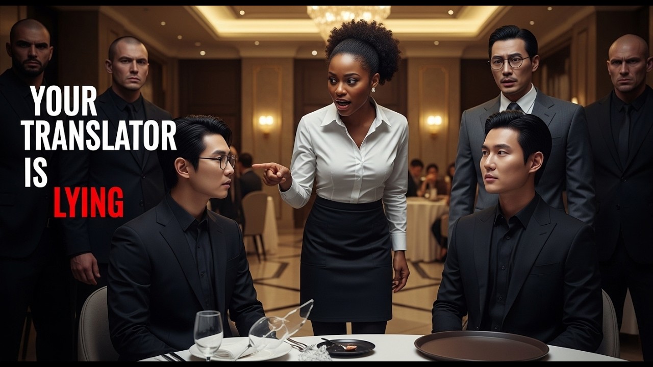Your Translator Is Lying!” — Black Waitress Exposes Betrayal in Front of Mafia Boss