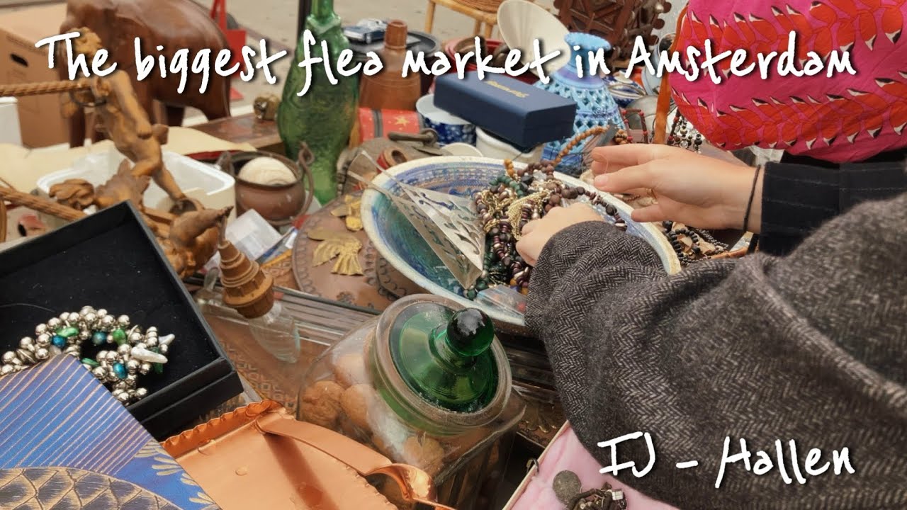 【オランダ街歩き】アムステルダム最大のフリーマーケットIJ-Hallen / The biggest flea market in Amsterdam
