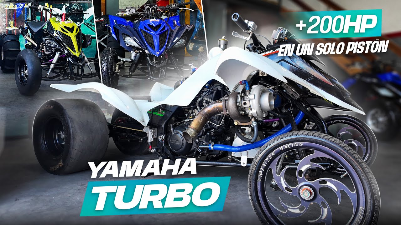 YAMAHA RAPTOR TURBO CON +200HP! CUATRICICLOS DE PICADAS!