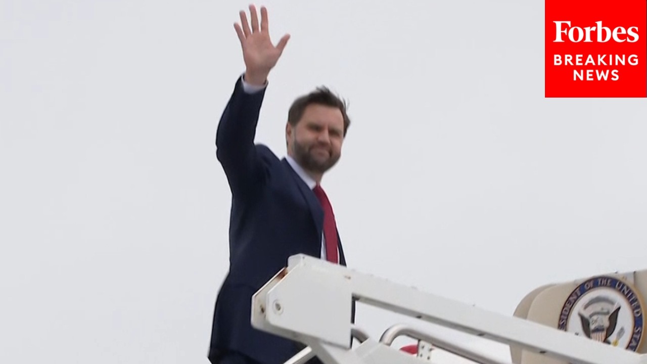 JUST IN: Vice President JD Vance Departs Joint Base Andrews For Event In North Carolina