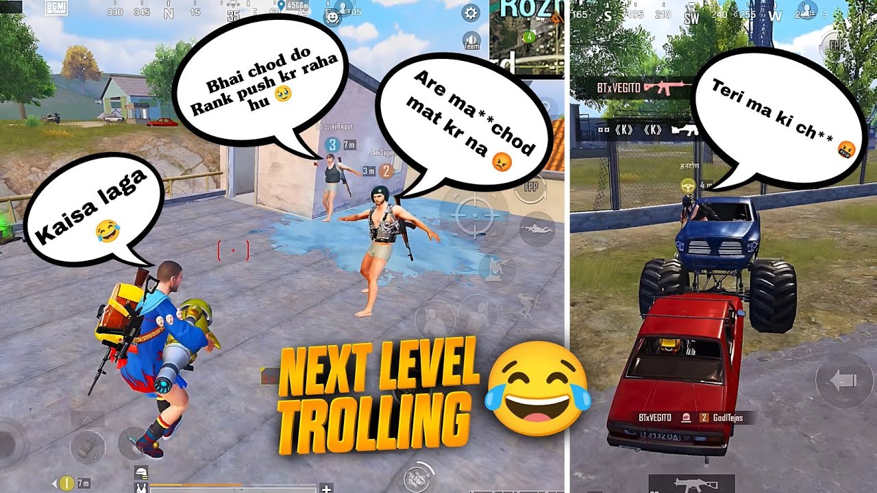 𝐍𝐄𝐗𝐓 𝐋𝐄𝐕𝐄𝐋 𝐑𝐀𝐍𝐃𝐎𝐌 𝐓𝐄𝐀𝐌𝐌𝐀𝐓𝐄𝐒 𝐓𝐑𝐎𝐋𝐋𝐈𝐍𝐆 😂🤣 | 𝐁𝐆𝐌𝐈 / 𝐏𝐔𝐁𝐆 𝐅𝐔𝐍𝐍𝐘 𝐕𝐈𝐃𝐄𝐎 😂