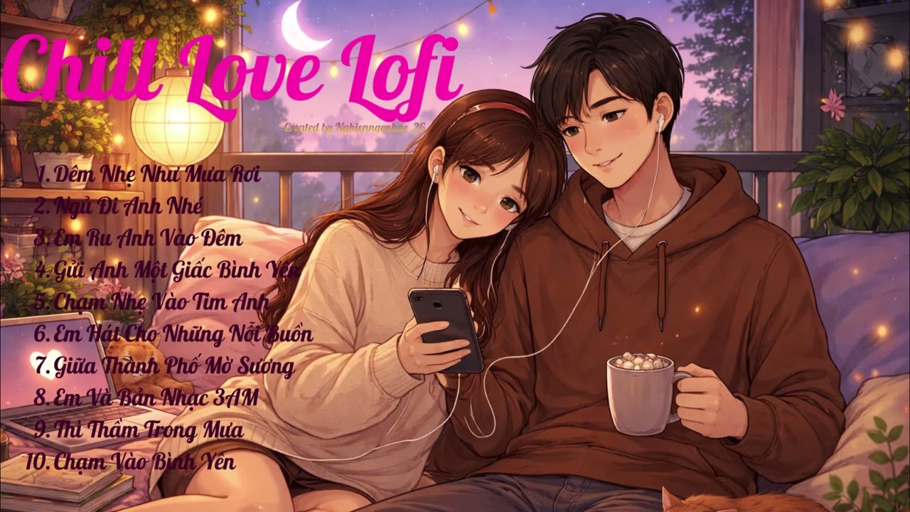 ❤️Chill Love lofi – Ru Tim Vào Bình Yên🌙Nghe Đêm Khuya