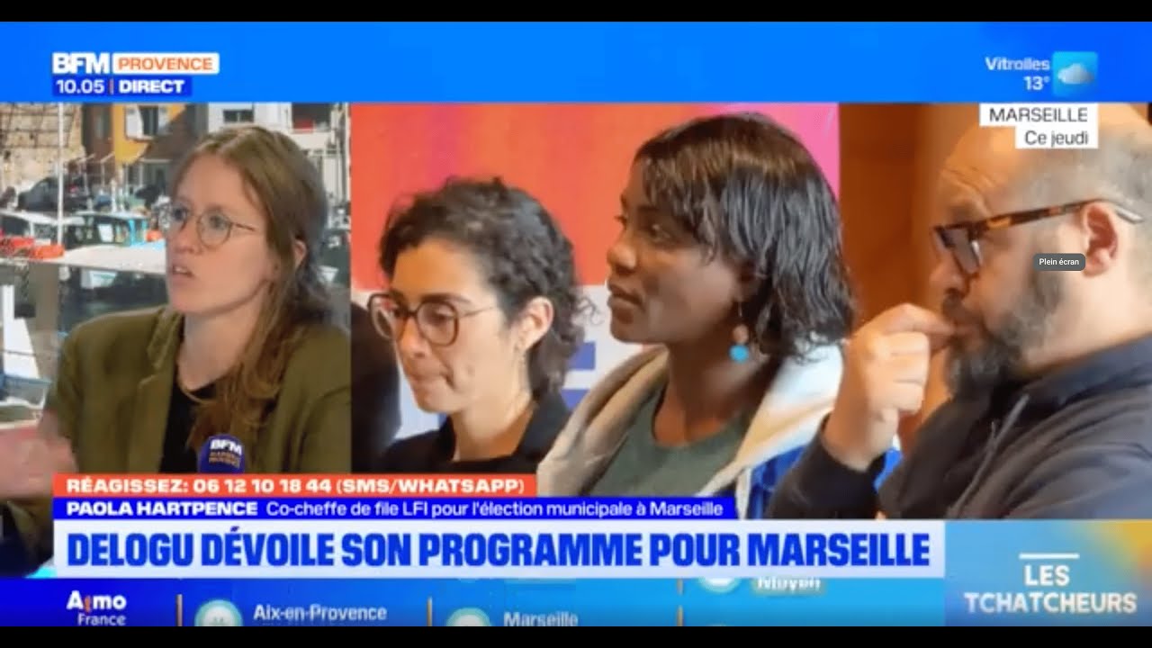 🔴 Paola Hartpence : invitée des Tchatcheurs sur BFM Marseille