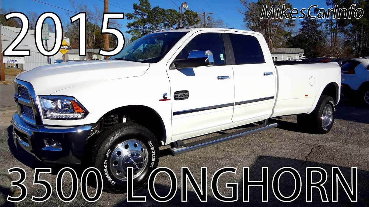 👉 2015 RAM 3500 LONGHORN CREW CAB