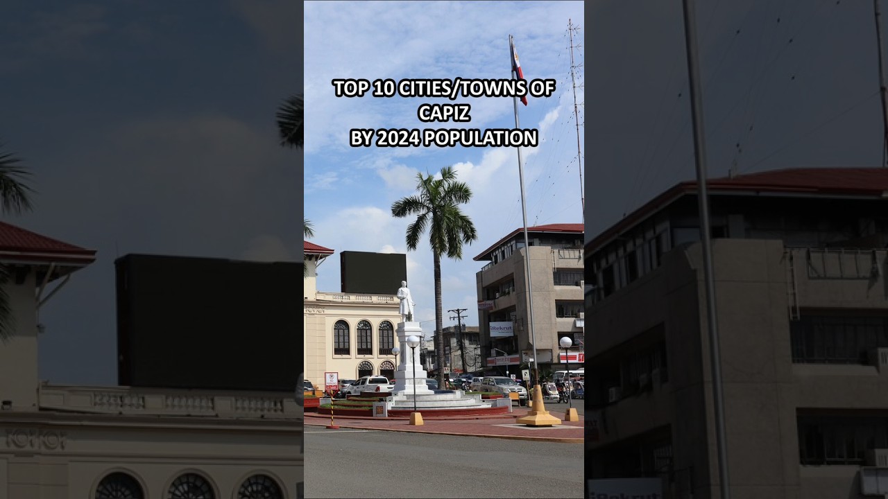 Top 10 Cities / Towns of Capiz by 2024 Population #philippines #capiz #roxas