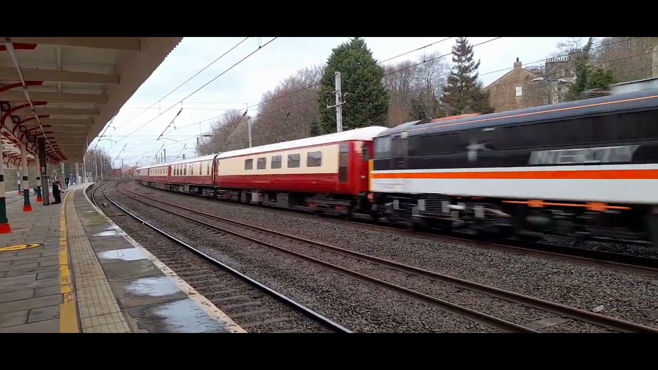 87002 5z91 Carnforth to Crewe HS ,Lancaster 14/1/26