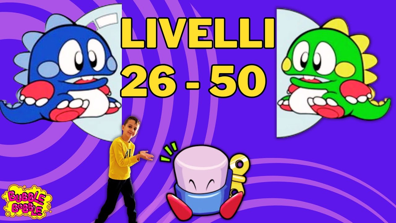 Bubble Bobble – Livelli 26 -50  Gameplay ITA👾 | Game&Go Classic
