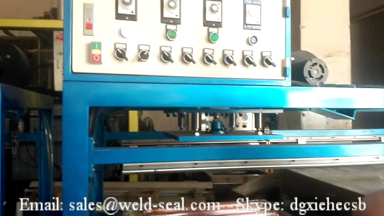 PVC PET Blister Clamshell Tray Semi Automatic Vacuum Forming Machine