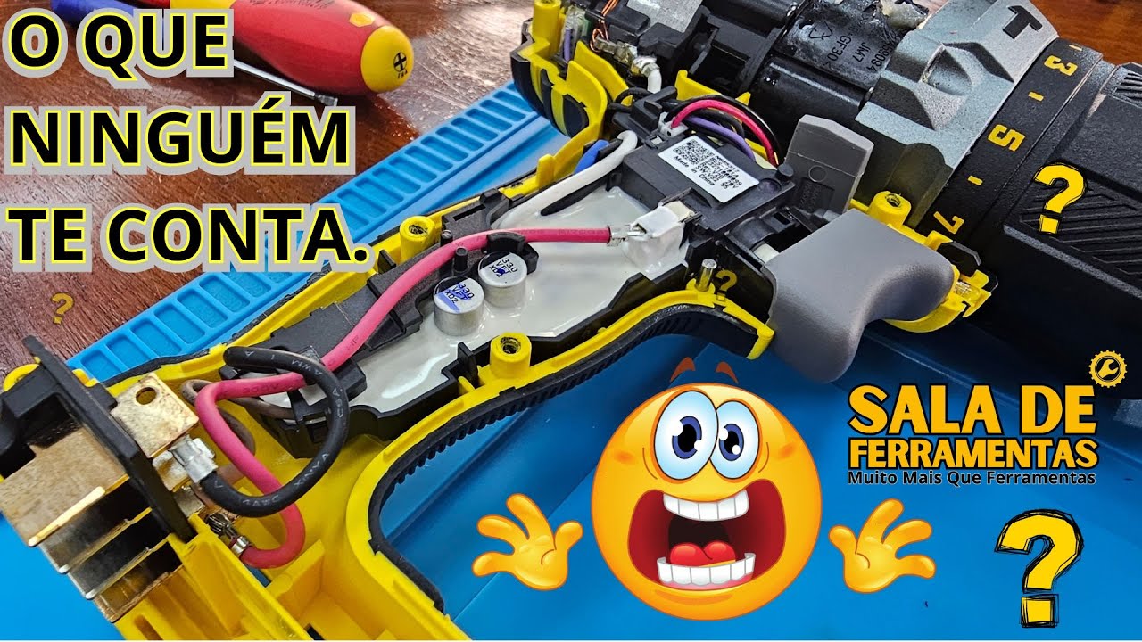 STANLEY E DEWALT, Seriam as mesmas parafusadeiras por dentro ? veja neste video DCD-7781 E SBD-715
