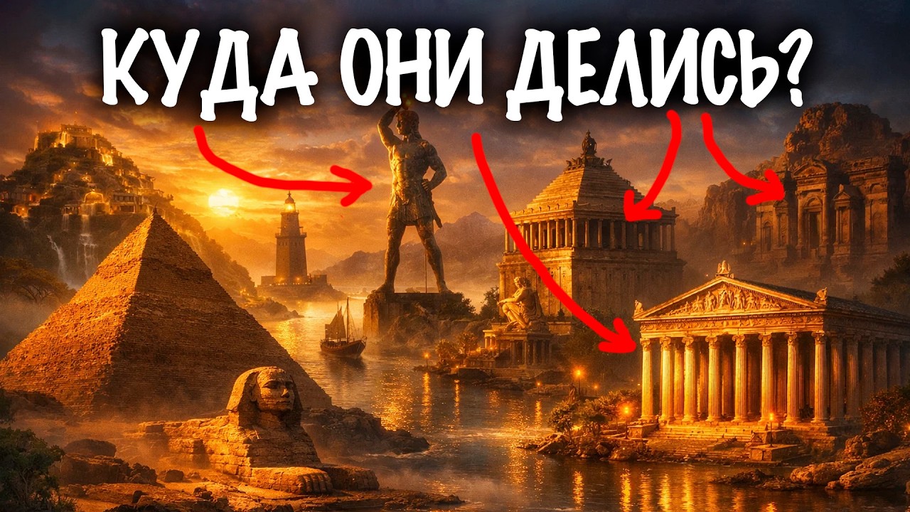 7 ЧУДЕС СВЕТА: Как Исчезли Величайшие Сооружения Древности?