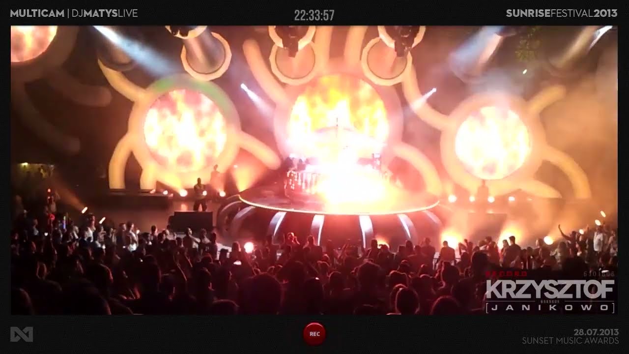 MULTICAM Dj Matys live on Sunrise Festival 2013