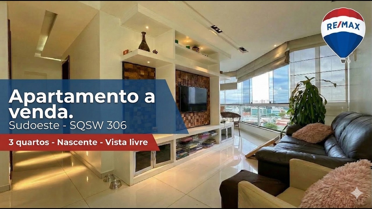 Venda Apartamento 3 quartos com suíte no Sudoeste em Brasília DF - Imobiliária Remax Super