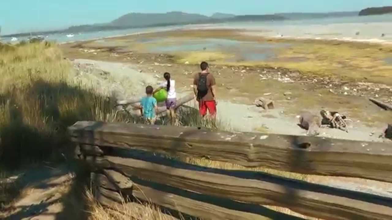 Camping at Sidney spit