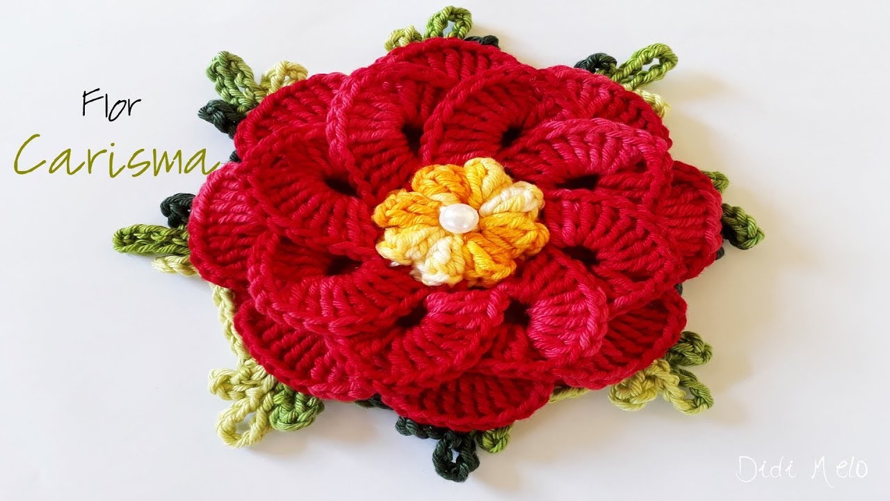 FLOR CARISMA DE CROCHÊ