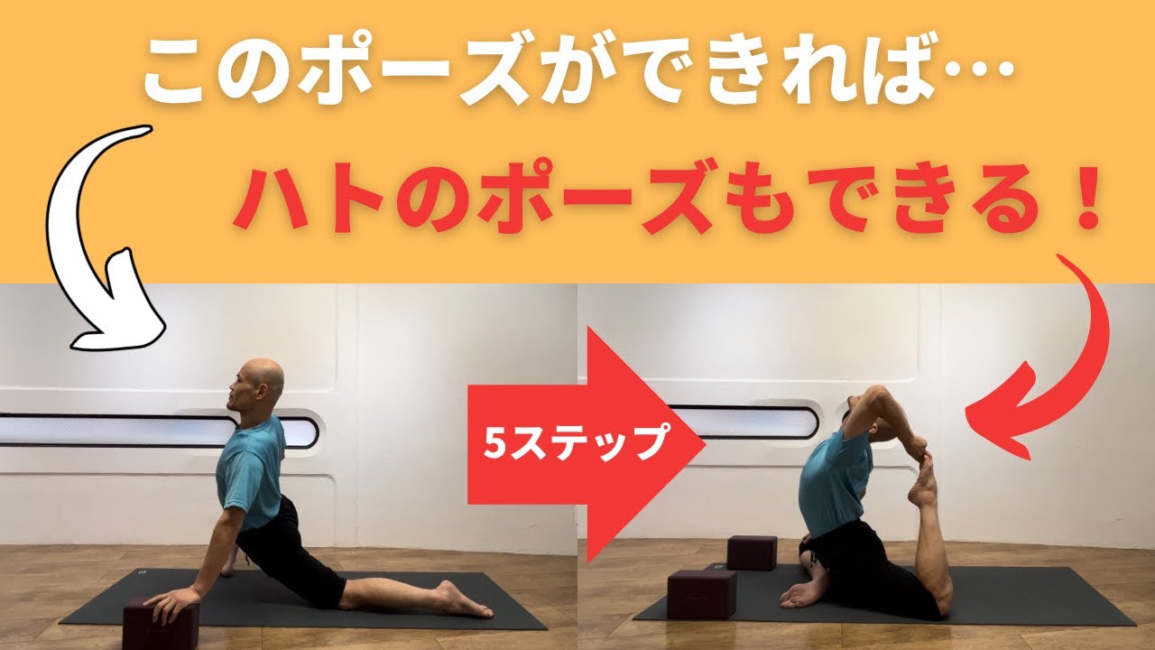 【硬い人でもできる！】ハトのポーズの段階的練習法【５ステップ】
